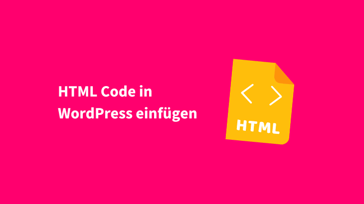 HTML Code einbauen