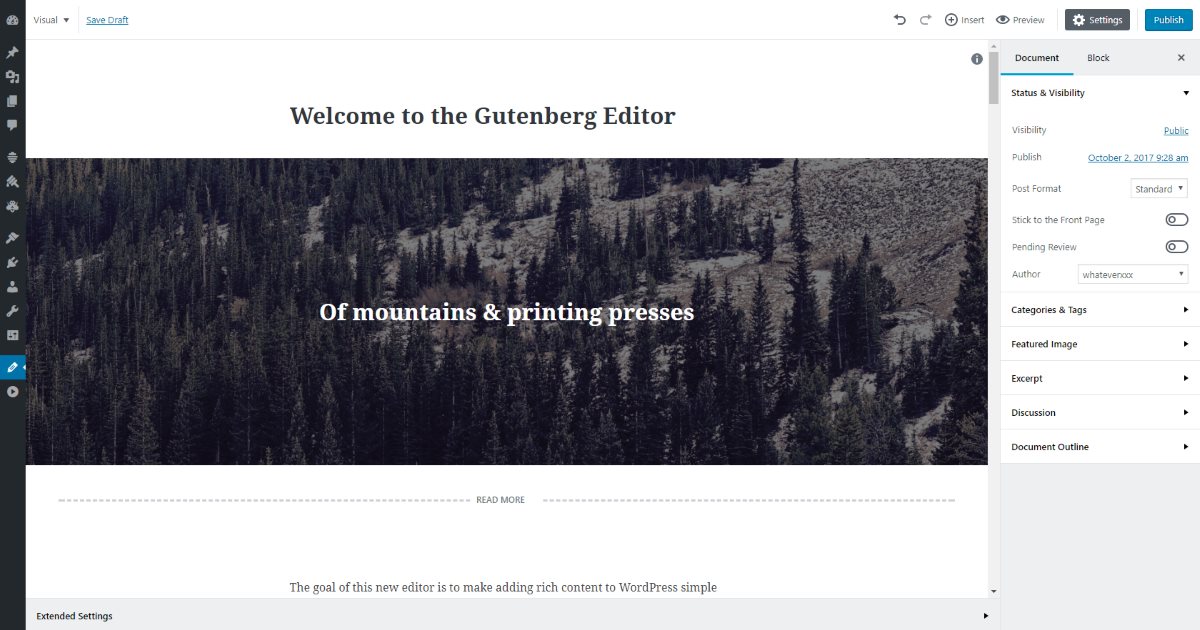Alles gut mit Gutenberg? Ein erster Eindruck des kommenden WordPress Editors.