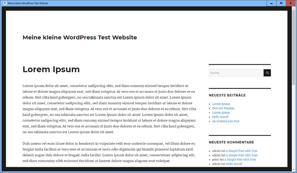 So werden Deine Texte ganz einfach mehrspaltig - mehrspaltiges CSS-Layout mit WordPress - vorher