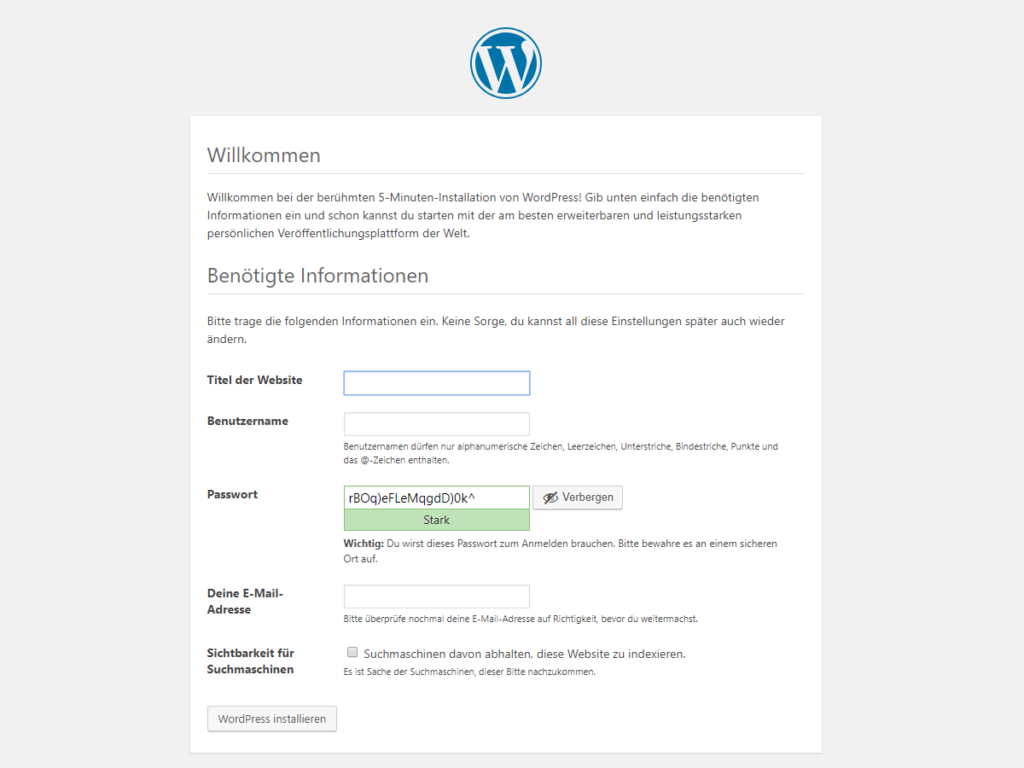 Basis-Wissen - #10 Wie installiere ich WordPress? - die Einrichtung der Website